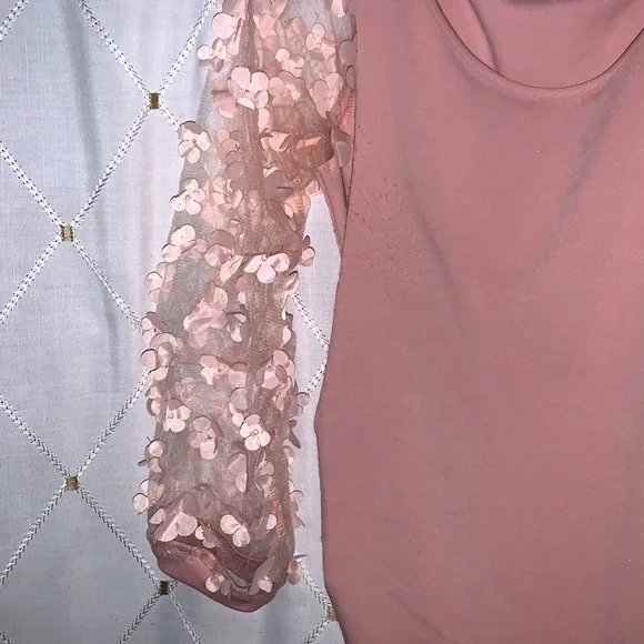 🎉Host Pick 🎉 Floral Bishop Sleeve Midi Pencil Maternity Dress 🤰🏽WORN ONCE! - Picture 8 of 10